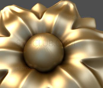 3D model Nightshade flower (STL)